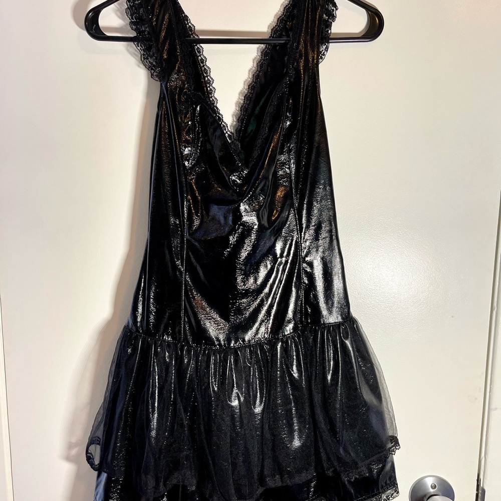 Y2K Era Lip Service Goth Dress